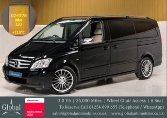 2014 MERCEDES-BENZ VIANO 3.0 CDI Avantgarde MPV 5dr Diesel Automatic RWD L1 H1 (226 g/km, 224 bhp) £24995.00
