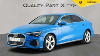USED 2021 21 AUDI A3 1.0 TFSI 30 S line Saloon 4dr Petrol S Tronic Euro 6 (s/s) (110 ps) 1 OWNER, SATNAV, SENSORS