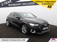 USED 2021 21 AUDI A3 1.0 TFSI 30 Sport Sportback 5dr Petrol Manual Euro 6 (s/s) (110 ps) 3 SPOKE LEATHER STEERING WHEEL