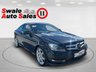 USED 2015 15 MERCEDES-BENZ C-CLASS 1.6 C180 AMG Sport Edition Coupe 2dr Petrol G-Tronic+ Euro 6 (s/s) (156 ps) 12 MONTH MOT & ENGINE SERVICE