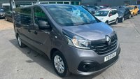 2019 RENAULT TRAFIC 1.6 dCi ENERGY 29 Sport Nav Crew Van Double Cab 6dr Diesel Manual LWB Euro 6 (s/s) (125 ps metallic blue,67500 miles,1 owner ,F/S/History.Final price plus vat @ 20%. &pound;14999.00
