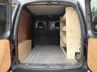 USED 2019 68 VOLKSWAGEN CADDY 2.0 TDI C20 BlueMotion Tech Highline Panel Van 5dr Diesel Manual SWB Euro 6 (s/s) (102 ps) BEECHWOOD AUTOS CUSTOM + 19" RIVIERA RF108 WHEELS, INDUM GREY WITH BLACK AND ORANGE DIAMOND QUILTED LEATHER SEATS + Upgraded Colour Coded Bumpers, Lowered 75mm on PROSPORT Coilovers Front & Rear, Colour Coded Rear Spoiler, ABS Gloss Black Splitter Spoiler, ABS Front Splitter, Gloss Black Grills + APPLE CARPLAY + AIRCON + BLACK ROOF RAILS