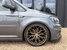 USED 2019 68 VOLKSWAGEN CADDY 2.0 TDI C20 BlueMotion Tech Highline Panel Van 5dr Diesel Manual SWB Euro 6 (s/s) (102 ps) BEECHWOOD AUTOS CUSTOM + 19" RIVIERA RF108 WHEELS, INDUM GREY WITH BLACK AND ORANGE DIAMOND QUILTED LEATHER SEATS + Upgraded Colour Coded Bumpers, Lowered 75mm on PROSPORT Coilovers Front & Rear, Colour Coded Rear Spoiler, ABS Gloss Black Splitter Spoiler, ABS Front Splitter, Gloss Black Grills + APPLE CARPLAY + AIRCON + BLACK ROOF RAILS