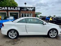 USED 2011 11 VOLKSWAGEN EOS 1.4 TSI Sport Cabriolet 2dr Petrol Manual Euro 5 (160 ps) LEATHER, LOW MILES CONVERTIBLE