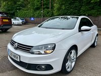 USED 2011 11 VOLKSWAGEN EOS 1.4 TSI Sport Cabriolet 2dr Petrol Manual Euro 5 (160 ps) LEATHER, LOW MILES CONVERTIBLE