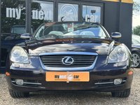 USED 2005 55 LEXUS SC 4.3 430 Convertible 2dr Petrol Automatic (287 g/km, 282 bhp) FULLY LOADED + GREAT SPECIFICATION + ONLY 38K WITH FULL SERVICE HISTORY + 2 KEYS + LOW MILEAGE + 1 FORMER KEEPER + 12 MONTHS MOT + 6 MONTHS WARRANTY + FINANCE AVAILABLE + SAT NAV + ALLOYS + ANY INSPECTION WELCOME