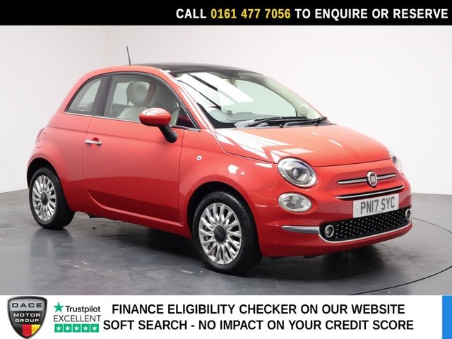 View our Fiat 500 1.2 Lounge Hatchback 3dr Petrol Manual Euro 6 (s/s) (69 bhp)