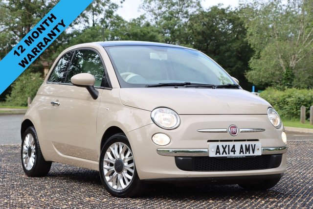 View our Fiat 500 1.2 Lounge Hatchback 3dr Petrol Manual Euro 6 (s/s) (69 bhp)