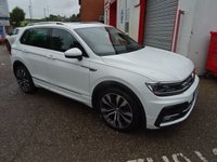 USED 2018 68 VOLKSWAGEN TIGUAN 2.0 TDI R-Line SUV 5dr Diesel DSG 4Motion Euro 6 (s/s) (150 ps) ,FULL SERVICE HISTORY
