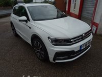 USED 2018 68 VOLKSWAGEN TIGUAN 2.0 TDI R-Line SUV 5dr Diesel DSG 4Motion Euro 6 (s/s) (150 ps) ,FULL SERVICE HISTORY