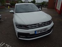 USED 2018 68 VOLKSWAGEN TIGUAN 2.0 TDI R-Line SUV 5dr Diesel DSG 4Motion Euro 6 (s/s) (150 ps) ,FULL SERVICE HISTORY