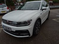 USED 2018 68 VOLKSWAGEN TIGUAN 2.0 TDI R-Line SUV 5dr Diesel DSG 4Motion Euro 6 (s/s) (150 ps) ,FULL SERVICE HISTORY