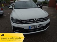 USED 2018 68 VOLKSWAGEN TIGUAN 2.0 TDI R-Line SUV 5dr Diesel DSG 4Motion Euro 6 (s/s) (150 ps) ,FULL SERVICE HISTORY