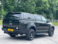 USED 2018 58 FORD RANGER 2.2 TDCi Black Edition Pickup Double Cab 4dr Diesel Auto 4WD Euro 6 (160 ps) ** NO VAT * *  SAT NAV **  TOWBAR