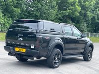 USED 2018 58 FORD RANGER 2.2 TDCi Black Edition Pickup Double Cab 4dr Diesel Auto 4WD Euro 6 (160 ps) ** NO VAT * *  SAT NAV **  TOWBAR