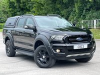 USED 2018 58 FORD RANGER 2.2 TDCi Black Edition Pickup Double Cab 4dr Diesel Auto 4WD Euro 6 (160 ps) ** NO VAT * *  SAT NAV **  TOWBAR