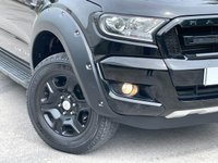 USED 2018 58 FORD RANGER 2.2 TDCi Black Edition Pickup Double Cab 4dr Diesel Auto 4WD Euro 6 (160 ps) ** NO VAT * *  SAT NAV **  TOWBAR