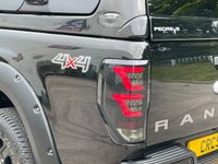 USED 2018 58 FORD RANGER 2.2 TDCi Black Edition Pickup Double Cab 4dr Diesel Auto 4WD Euro 6 (160 ps) ** NO VAT * *  SAT NAV **  TOWBAR