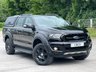 USED 2018 58 FORD RANGER 2.2 TDCi Black Edition Pickup Double Cab 4dr Diesel Auto 4WD Euro 6 (160 ps) ** NO VAT * *  SAT NAV **  TOWBAR