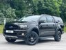 USED 2018 58 FORD RANGER 2.2 TDCi Black Edition Pickup Double Cab 4dr Diesel Auto 4WD Euro 6 (160 ps) ** NO VAT * *  SAT NAV **  TOWBAR