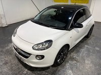 USED 2016 65 VAUXHALL ADAM 1.2i GLAM Hatchback 3dr Petrol Manual Euro 6 (70 ps) Pan Roof-2 Keys-Alloys-Climate Control