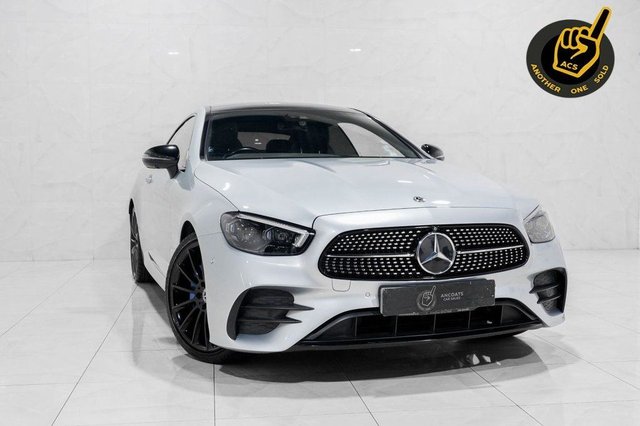 View our Mercedes-Benz E-Class 2.0 E220d AMG Line Night Edition (Premium Plus) Coupe 2dr Diesel G-Tronic+ Euro 6 (s/s) (194 ps)