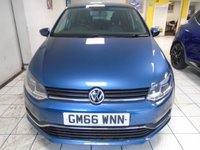 USED 2017 66 VOLKSWAGEN POLO 1.2 TSI BlueMotion Tech Match Hatchback 5dr Petrol Manual Euro 6 (s/s) (90 ps) 