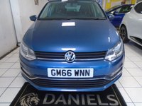 USED 2017 66 VOLKSWAGEN POLO 1.2 TSI BlueMotion Tech Match Hatchback 5dr Petrol Manual Euro 6 (s/s) (90 ps) 