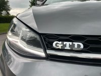 USED 2017 67 VOLKSWAGEN GOLF 2.0 TDI BlueMotion Tech GTD Hatchback 5dr Diesel DSG Euro 6 (s/s) (184 ps) FRONT HEATED SEATS  +  SAT NAV
