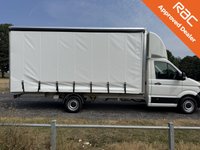 USED 2022 22 VOLKSWAGEN CRAFTER 2.0 3.5t. 5.2m (17ft) Curtainside, Sprinter Size, Air Con, Eu 6 140Bhp 8ft (2.4m) Internal Height, Air Con