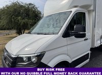USED 2022 22 VOLKSWAGEN CRAFTER 2.0 3.5t. 5.2m (17ft) Curtainside, Sprinter Size, Air Con, Eu 6 140Bhp 8ft (2.4m) Internal Height, Air Con
