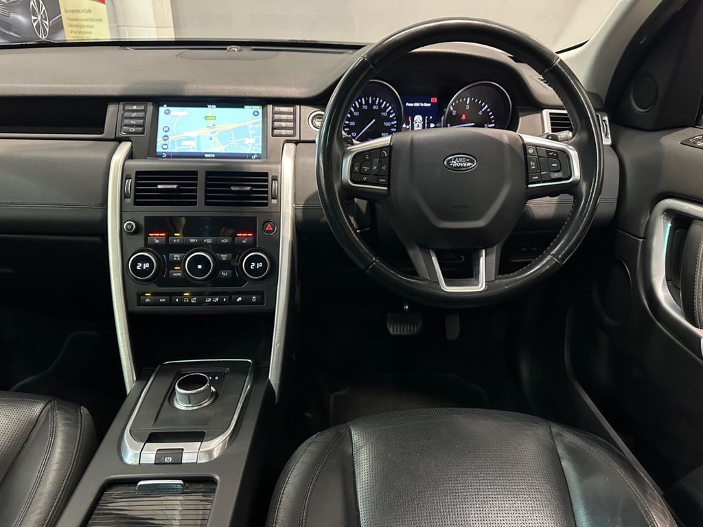 USED 2016 16 LAND ROVER DISCOVERY SPORT 2.0 TD4 HSE Black SUV 5dr Diesel Auto 4WD Euro 6 (s/s) (180 ps) 7 SEATS-5 SERVICE VISITS