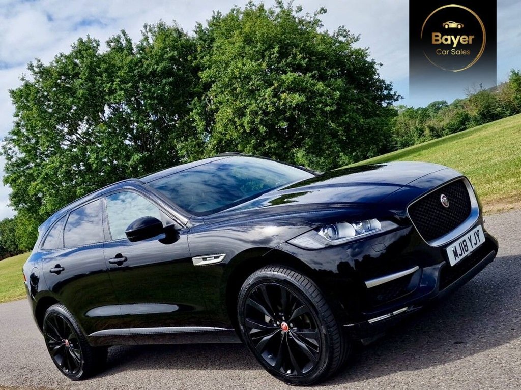 USED 2018 18 JAGUAR F-PACE 2.0 P250i R-Sport SUV 5dr Petrol Auto AWD Euro 6 (s/s) (250 ps) FINANCE AVAILABLE