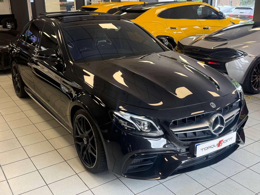 USED 2018 18 MERCEDES-BENZ E-CLASS 4.0 AMG E 63 S Premium 4Matic+ Auto 4WD 4dr FSH + 360 CAM + PAN ROOF