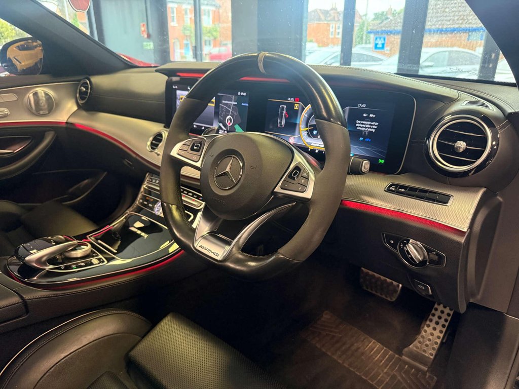 USED 2018 18 MERCEDES-BENZ E-CLASS 4.0 AMG E 63 S Premium 4Matic+ Auto 4WD 4dr FSH + 360 CAM + PAN ROOF