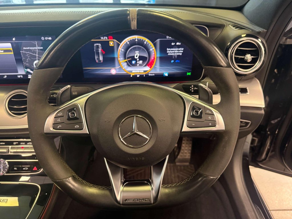USED 2018 18 MERCEDES-BENZ E-CLASS 4.0 AMG E 63 S Premium 4Matic+ Auto 4WD 4dr FSH + 360 CAM + PAN ROOF
