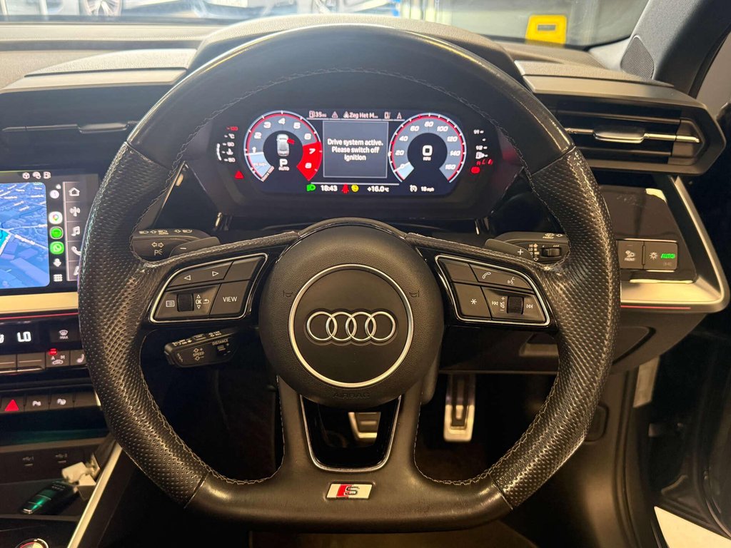 USED 2022 22 AUDI S3 2.0 S3 TFSI Quattro Semi-Auto 4WD 4dr SH + PAN ROOF + B&O