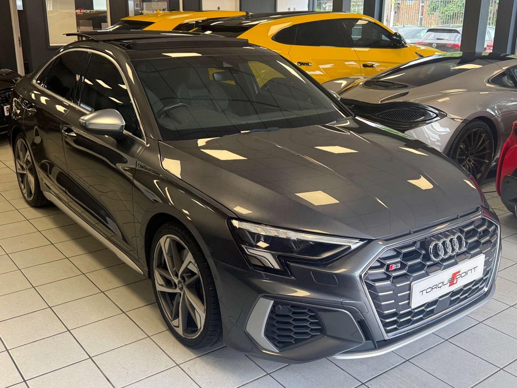 USED 2022 22 AUDI S3 2.0 S3 TFSI Quattro Semi-Auto 4WD 4dr SH + PAN ROOF + B&O