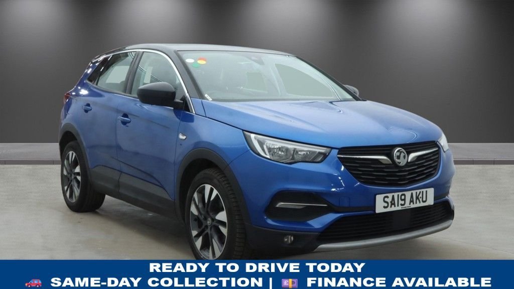 Blue 2019 Vauxhall Grandland X Hatchback Front-wheel drive Manual