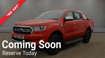 2021 FORD RANGER 2.0 EcoBlue Limited Pickup Double Cab 4dr Diesel Manual 4WD Euro 6 (213 ps) £17995.00