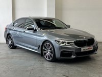 USED 2018 68 BMW 5 SERIES 2.0 520d M Sport Saloon 4dr Diesel Auto Euro 6 (s/s) (190 ps) 4 WHEEL STEER-360 CAMERAS-ADPT CRUISE-HEAD UP-