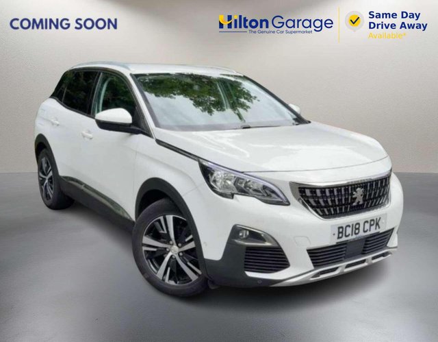 USED 2018 18 PEUGEOT 3008 1.6 3008 Allure THP S/S Auto 5dr CLICK+COLLECT / HOME DELIVERY