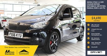 2016 SKODA CITIGO 1.0 MPI Colour Edition Hatchback 5dr Petrol Manual Euro 6 (60 ps) &pound;4690.00