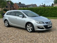 USED 2013 62 VAUXHALL ASTRA 1.6 16V SRi Sports Tourer 5dr Petrol Manual Euro 5 (115 ps) 80268 miles