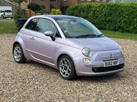 USED 2013 62 FIAT 500 0.9 TwinAir Lounge Hatchback 3dr Petrol Dualogic Euro 5 (s/s) (85 bhp) 56553 miles