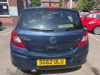USED 2012 62 VAUXHALL CORSA 1.2 16V SXi Hatchback 5dr Petrol Manual Euro 5 (A/C) (85 ps) **GENUINE LOW MILEAGE**