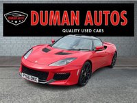 USED 2016 66 LOTUS EVORA 3.5 V6 400 Coupe 2dr Petrol Manual Euro 6 2 + 2 (406 ps) 