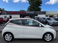 USED 2017 17 TOYOTA AYGO 1.0 VVT-i x-claim Funroof 5dr Petrol Manual Euro 6 (68 ps) Buy with Complete Confidence from Sheriff Motors, All our vehicles are extensively road tested and thoroughly inspected prior to sale. Each vehicle comes with a new 1 year mot and we rectify all advisories and failures at no additional cost to our customers, plus a full oil and filter service. For added peace of mind, every car includes a 6 month complimentary RAC Warranty, 12 months Rac Breakdown Cover giving you complete confidence when you buy from Sheriff Motors.