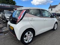 USED 2017 17 TOYOTA AYGO 1.0 VVT-i x-claim Funroof 5dr Petrol Manual Euro 6 (68 ps) Buy with Complete Confidence from Sheriff Motors, All our vehicles are extensively road tested and thoroughly inspected prior to sale. Each vehicle comes with a new 1 year mot and we rectify all advisories and failures at no additional cost to our customers, plus a full oil and filter service. For added peace of mind, every car includes a 6 month complimentary RAC Warranty, 12 months Rac Breakdown Cover giving you complete confidence when you buy from Sheriff Motors.