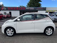 USED 2017 17 TOYOTA AYGO 1.0 VVT-i x-claim Funroof 5dr Petrol Manual Euro 6 (68 ps) Buy with Complete Confidence from Sheriff Motors, All our vehicles are extensively road tested and thoroughly inspected prior to sale. Each vehicle comes with a new 1 year mot and we rectify all advisories and failures at no additional cost to our customers, plus a full oil and filter service. For added peace of mind, every car includes a 6 month complimentary RAC Warranty, 12 months Rac Breakdown Cover giving you complete confidence when you buy from Sheriff Motors.